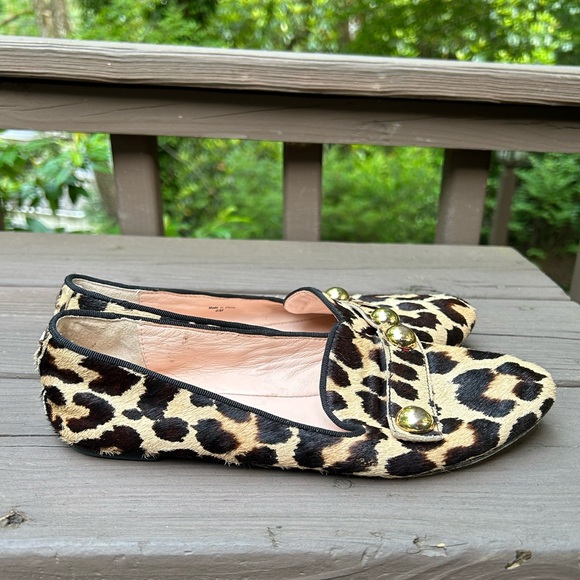 Kate Spade Leopard Loafers with Classic Silhouette - Picture 1 of 8